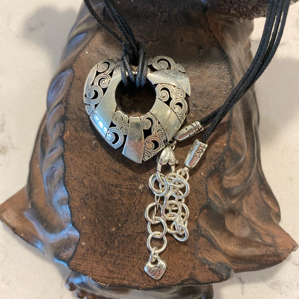 Brighton Kismet Heart Puffy Necklace